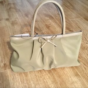 NEW ❤️ Taupe Handbag. With An Inside Pocket,Reinforced Bottom NWT